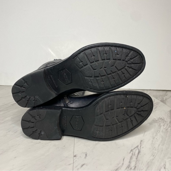 Born Shaunie Black Leather Wide Calf Riding Boot 6M - Picture 14 of 15